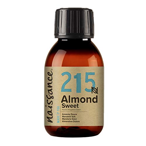 Naissance natürliches Mandelöl süß (Nr. 215) 100ml - Vegan, gentechnikfrei - Ideal zur Haar- und Körperpflege, für Aromatherapie und als Basisöl für Massageöle